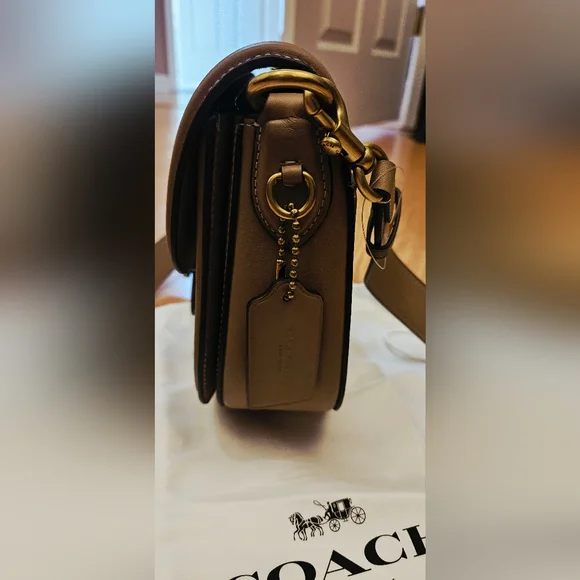 NWT Coach Beat Crossbody Bag Taupe - Picture 9 of 11